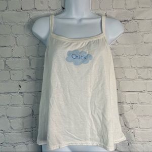 White Sleep Tank Top 2X